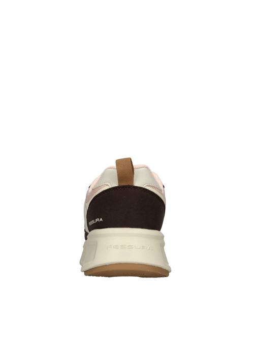 Sneakers modello Shoes Run 03D in ecocamoscio e tessuto FESSURA | SHOES RUN 03DMARRONE-ROSA